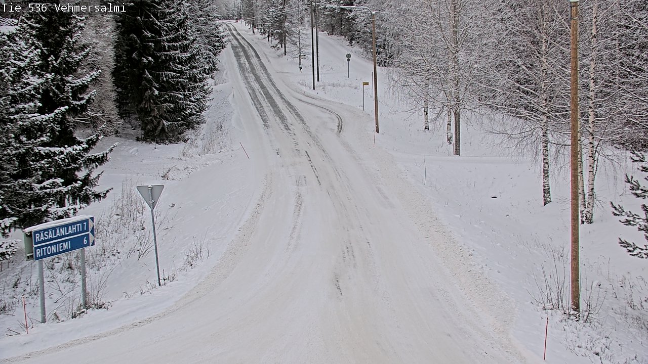 Kelikamerat Kuva Tie 536 Kuopio, Vehmersalmi, Kuopio, Pohjois-Savo