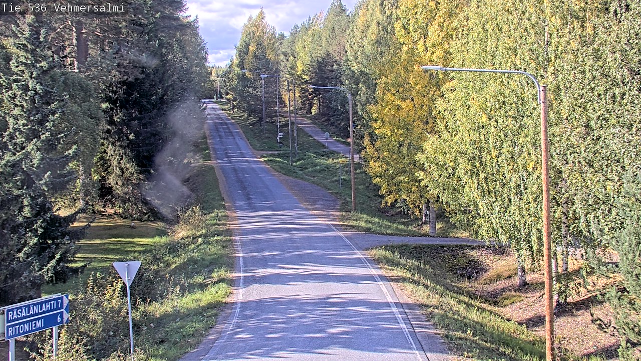 Weather Camera Image Road 536 Kuopio, Vehmersalmi, Kuopio, Pohjois-Savo
