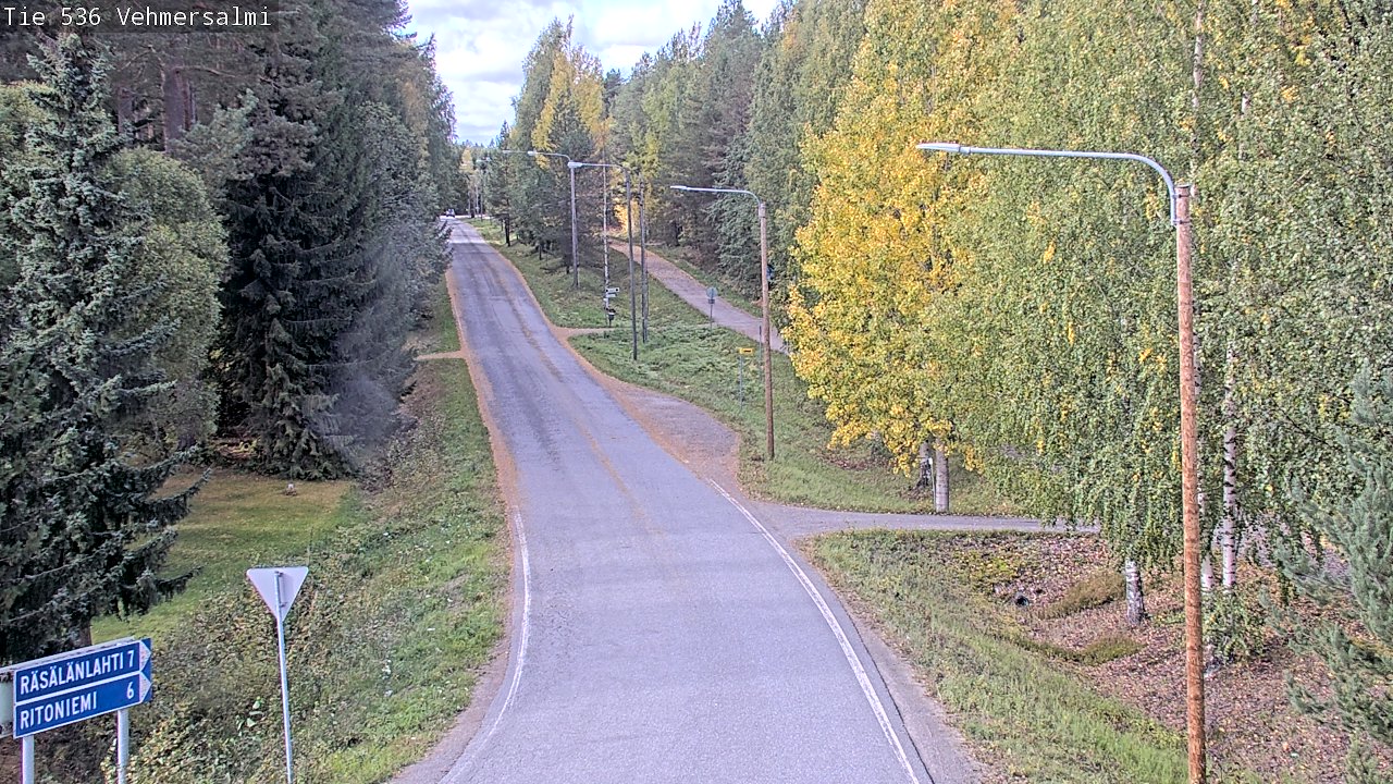 Weather Camera Image Road 536 Kuopio, Vehmersalmi, Kuopio, Pohjois-Savo