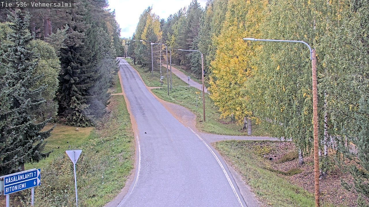 Weather Camera Image Road 536 Kuopio, Vehmersalmi, Kuopio, Pohjois-Savo