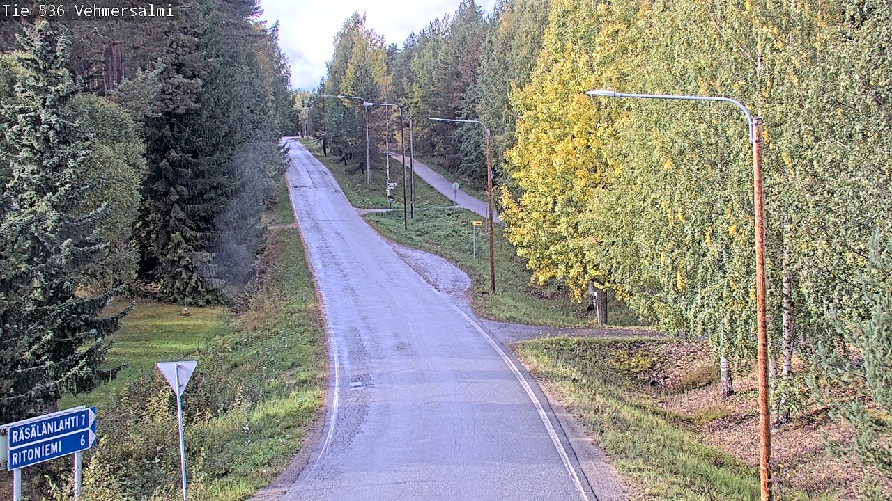 Weather Camera Image Road 536 Kuopio, Vehmersalmi, Kuopio, Pohjois-Savo