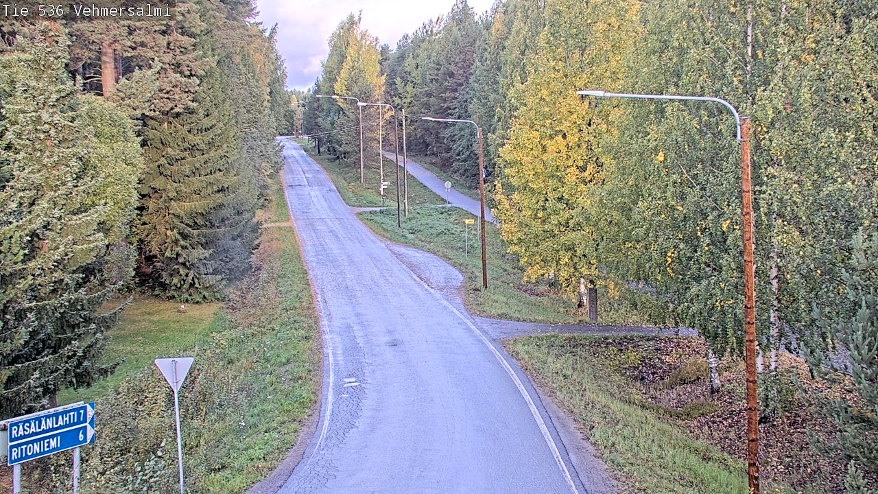 Weather Camera Image Road 536 Kuopio, Vehmersalmi, Kuopio, Pohjois-Savo