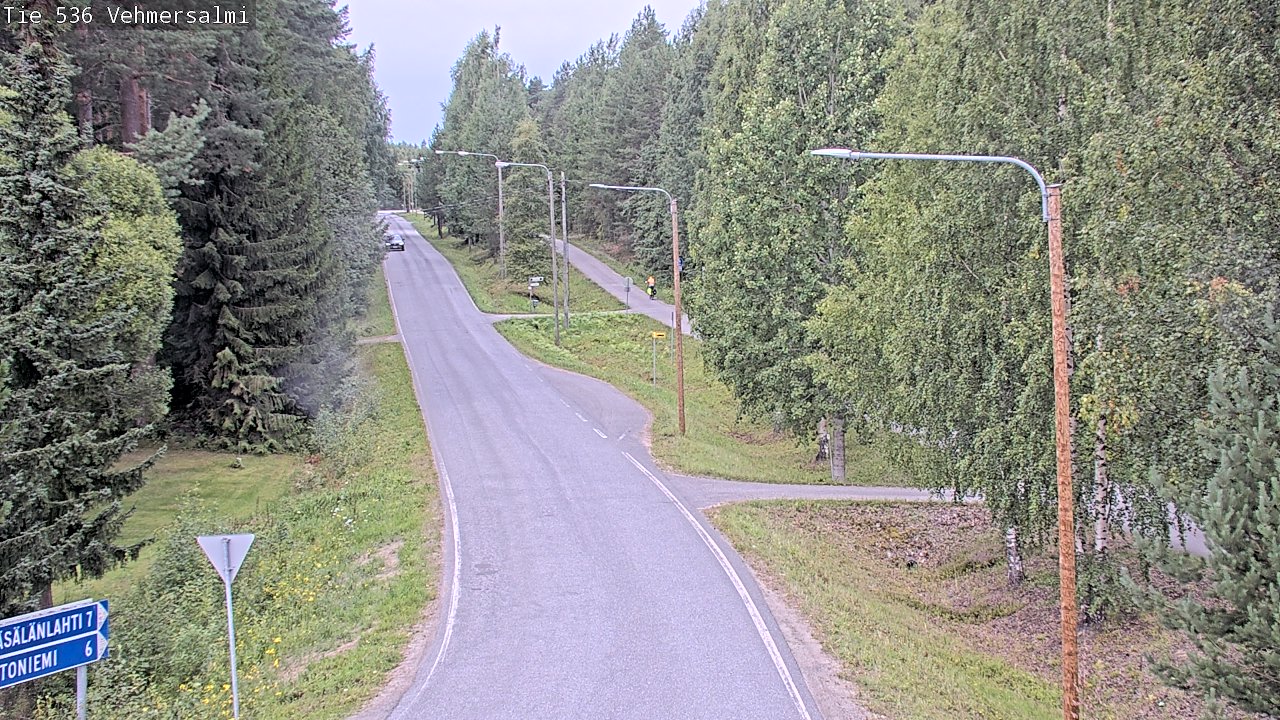Weather Camera Image Road 536 Kuopio, Vehmersalmi, Kuopio, Pohjois-Savo