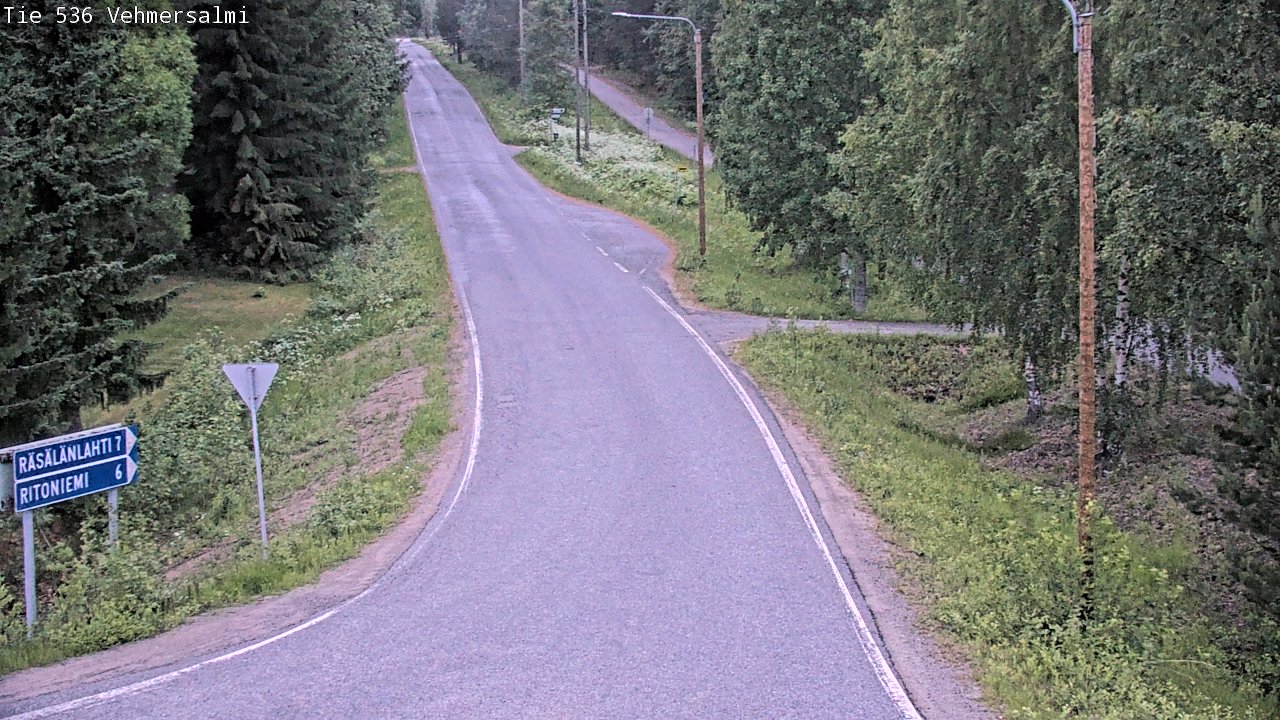 Kelikamerat Kuva Tie 536 Kuopio, Vehmersalmi, Kuopio, Pohjois-Savo