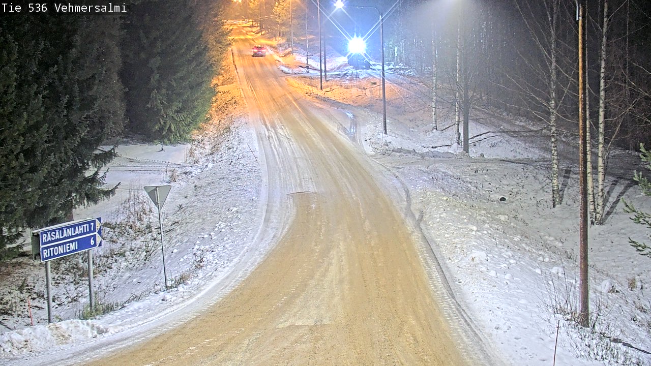 Weather Camera Image Road 536 Kuopio, Vehmersalmi, Kuopio, Pohjois-Savo