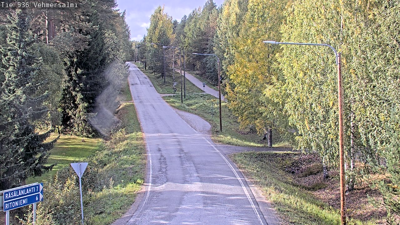 Weather Camera Image Road 536 Kuopio, Vehmersalmi, Kuopio, Pohjois-Savo