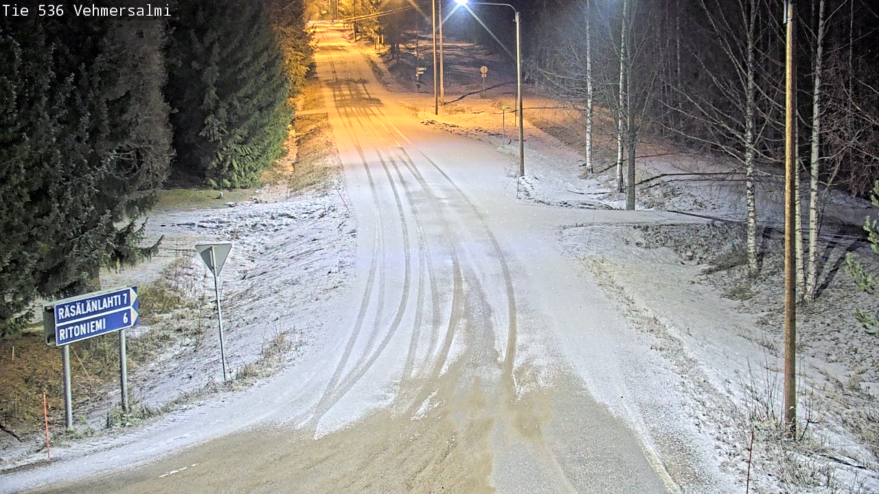 Kelikamerat Kuva Tie 536 Kuopio, Vehmersalmi, Kuopio, Pohjois-Savo