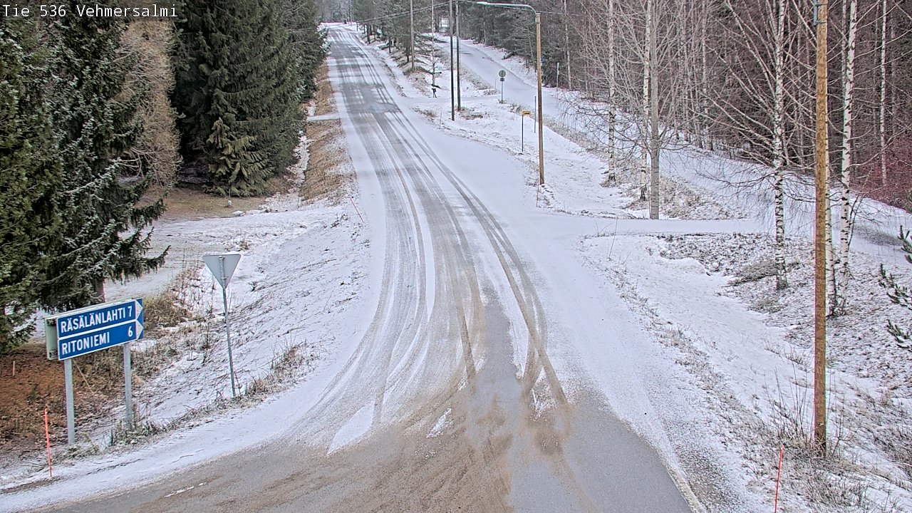 Kelikamerat Kuva Tie 536 Kuopio, Vehmersalmi, Kuopio, Pohjois-Savo