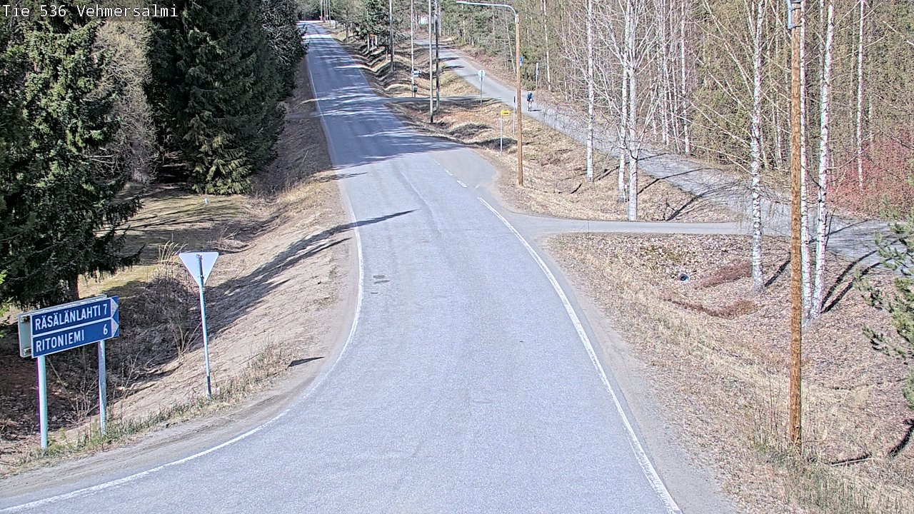 Kelikamerat Kuva Tie 536 Kuopio, Vehmersalmi, Kuopio, Pohjois-Savo