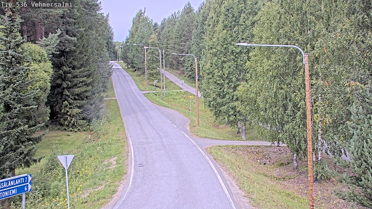 Weather Camera Image Road 536 Kuopio, Vehmersalmi, Kuopio, Pohjois-Savo