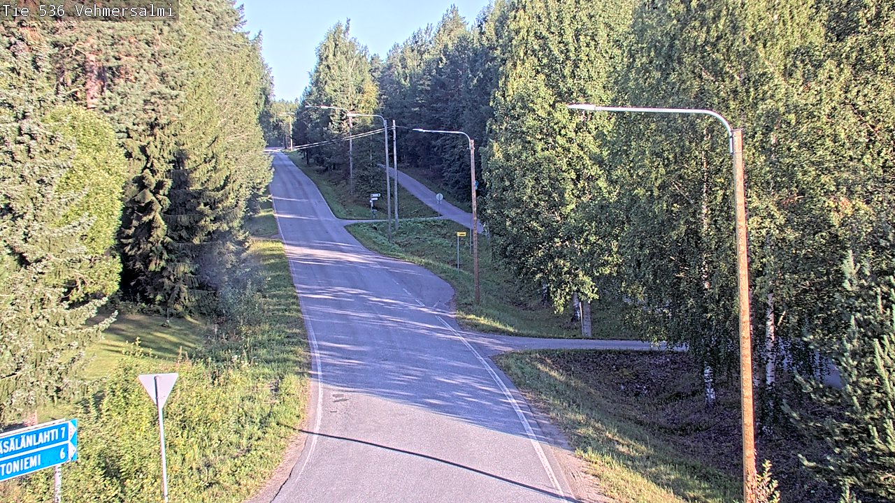 Kelikamerat Kuva Tie 536 Kuopio, Vehmersalmi, Kuopio, Pohjois-Savo