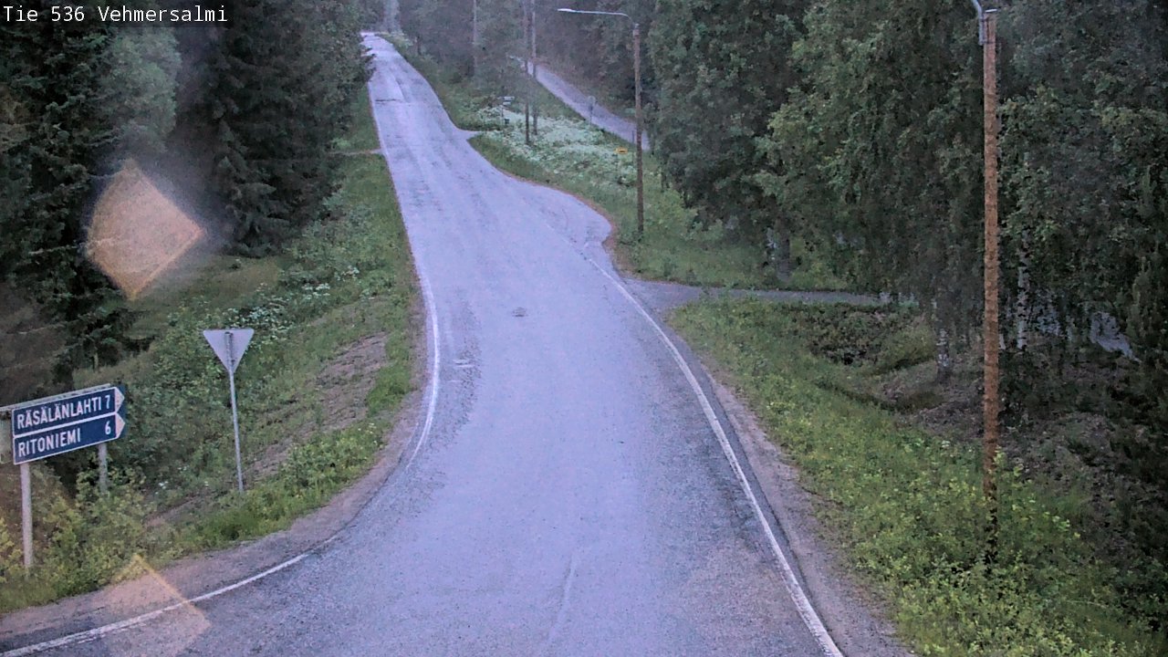 Kelikamerat Kuva Tie 536 Kuopio, Vehmersalmi, Kuopio, Pohjois-Savo