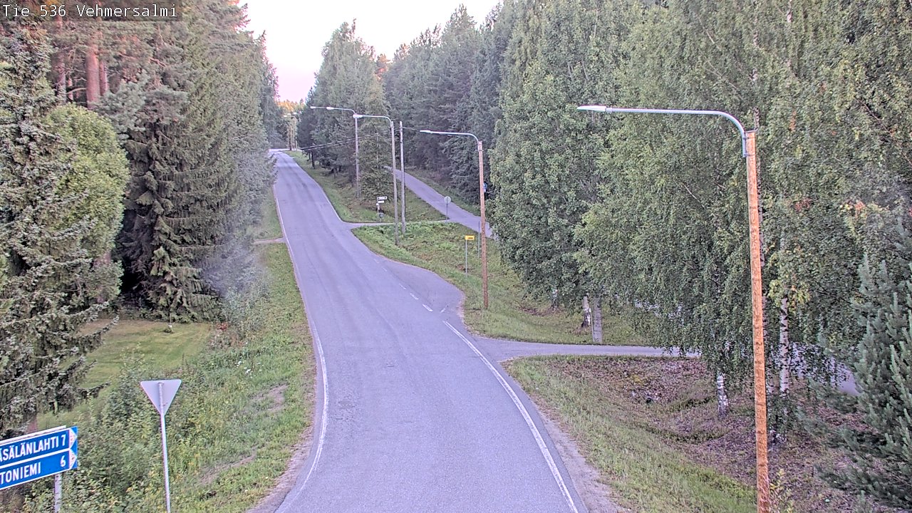 Kelikamerat Kuva Tie 536 Kuopio, Vehmersalmi, Kuopio, Pohjois-Savo