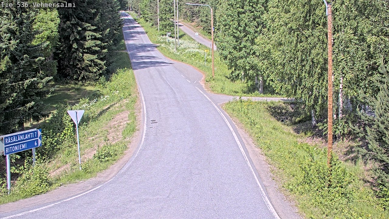 Kelikamerat Kuva Tie 536 Kuopio, Vehmersalmi, Kuopio, Pohjois-Savo