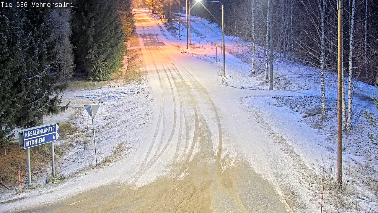 Kelikamerat Kuva Tie 536 Kuopio, Vehmersalmi, Kuopio, Pohjois-Savo