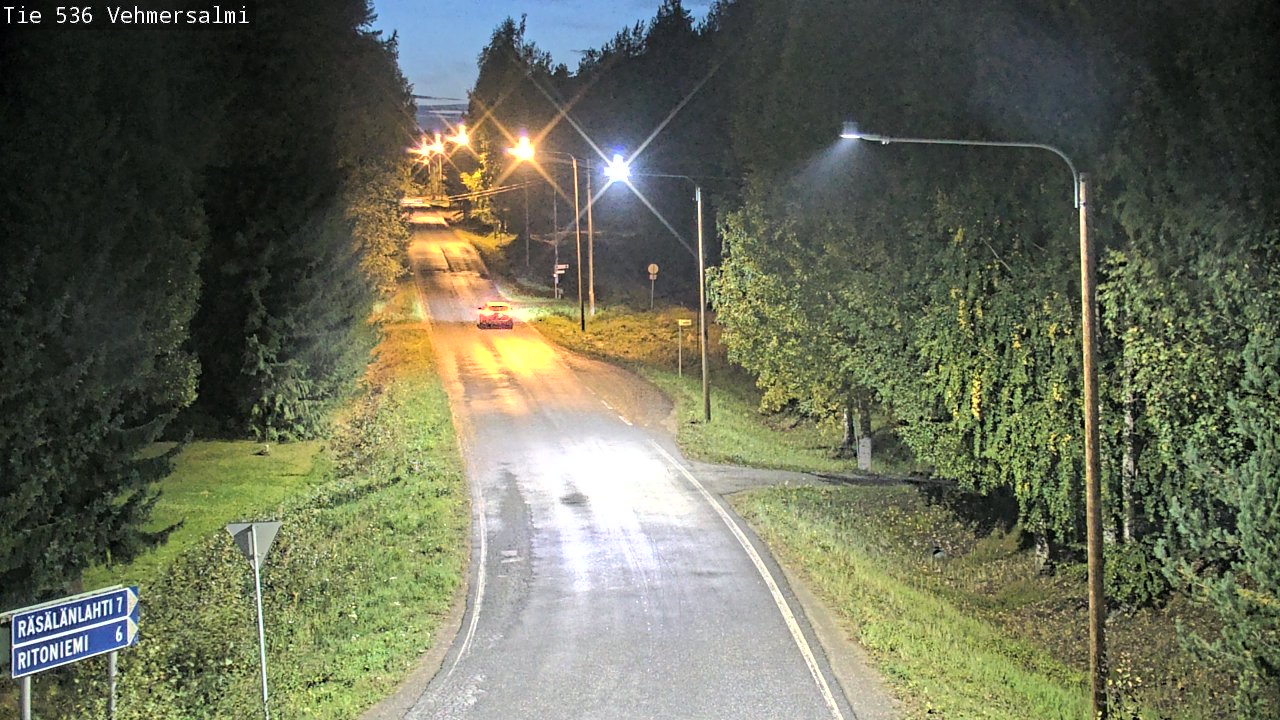 Weather Camera Image Road 536 Kuopio, Vehmersalmi, Kuopio, Pohjois-Savo