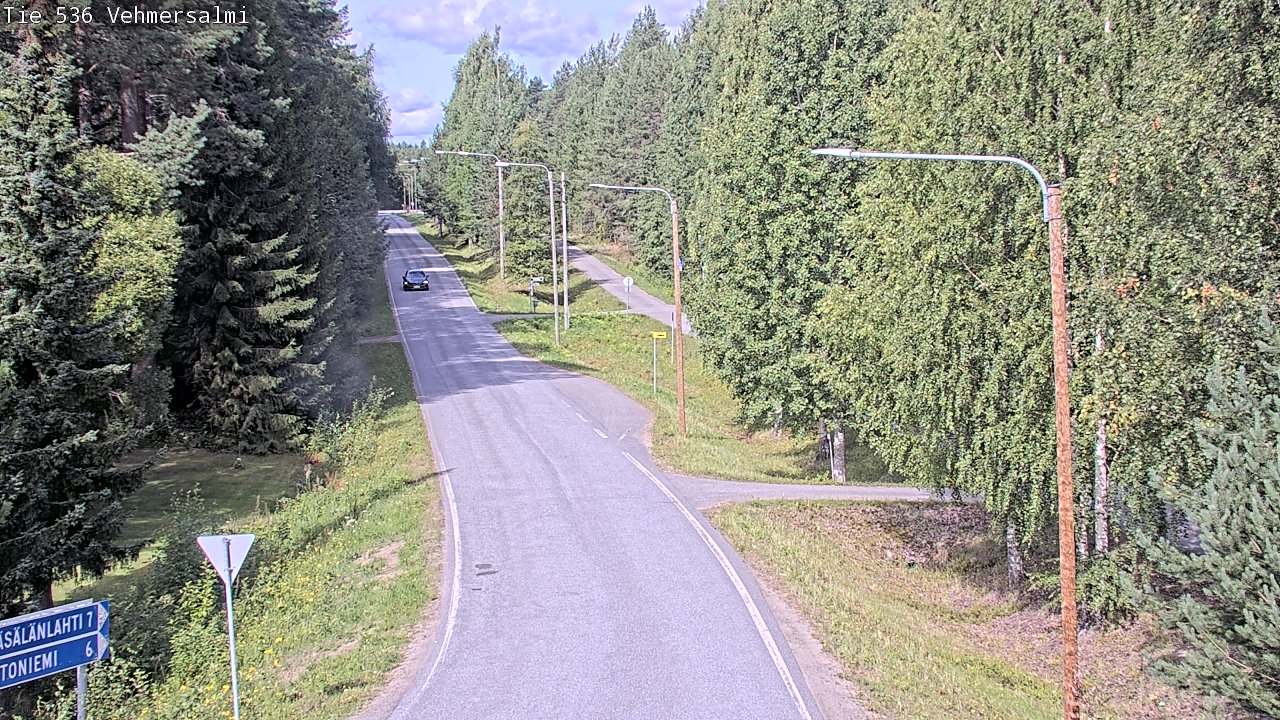 Kelikamerat Kuva Tie 536 Kuopio, Vehmersalmi, Kuopio, Pohjois-Savo