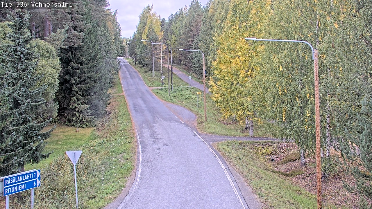 Weather Camera Image Road 536 Kuopio, Vehmersalmi, Kuopio, Pohjois-Savo