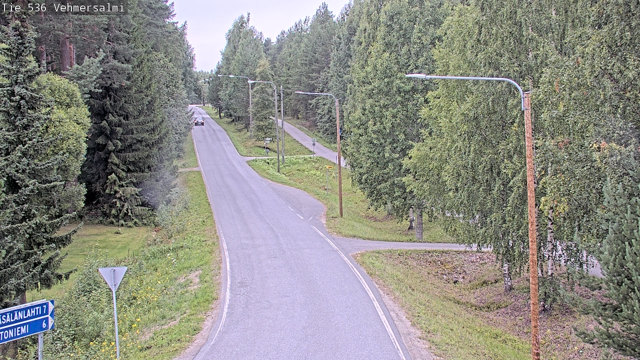 Weather Camera Image Road 536 Kuopio, Vehmersalmi, Kuopio, Pohjois-Savo