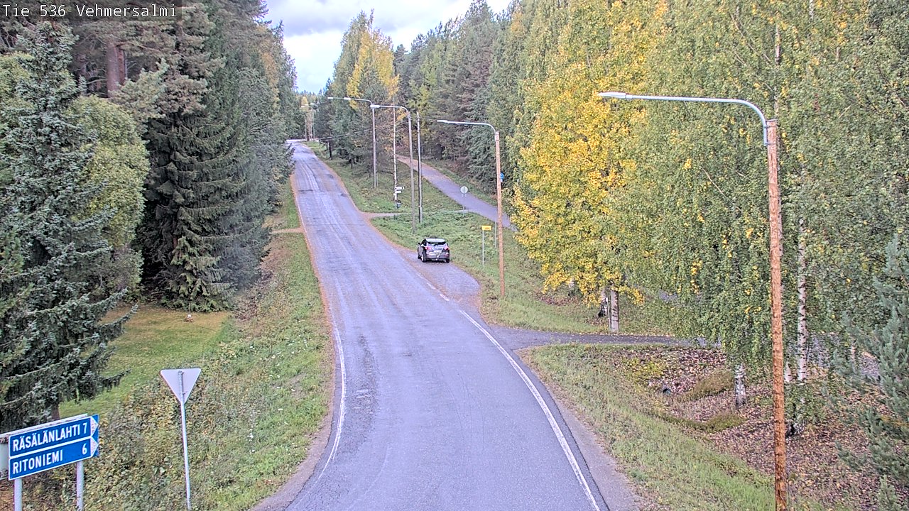 Weather Camera Image Road 536 Kuopio, Vehmersalmi, Kuopio, Pohjois-Savo