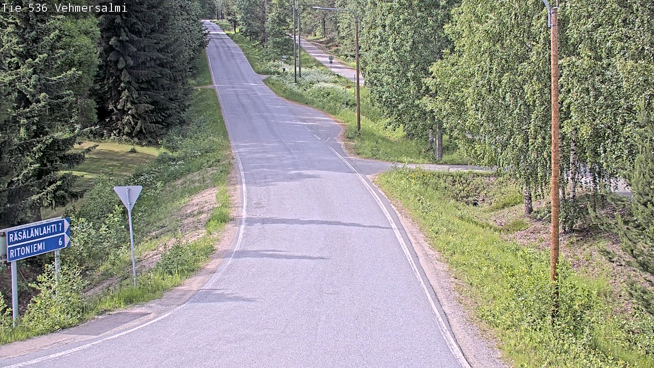 Kelikamerat Kuva Tie 536 Kuopio, Vehmersalmi, Kuopio, Pohjois-Savo