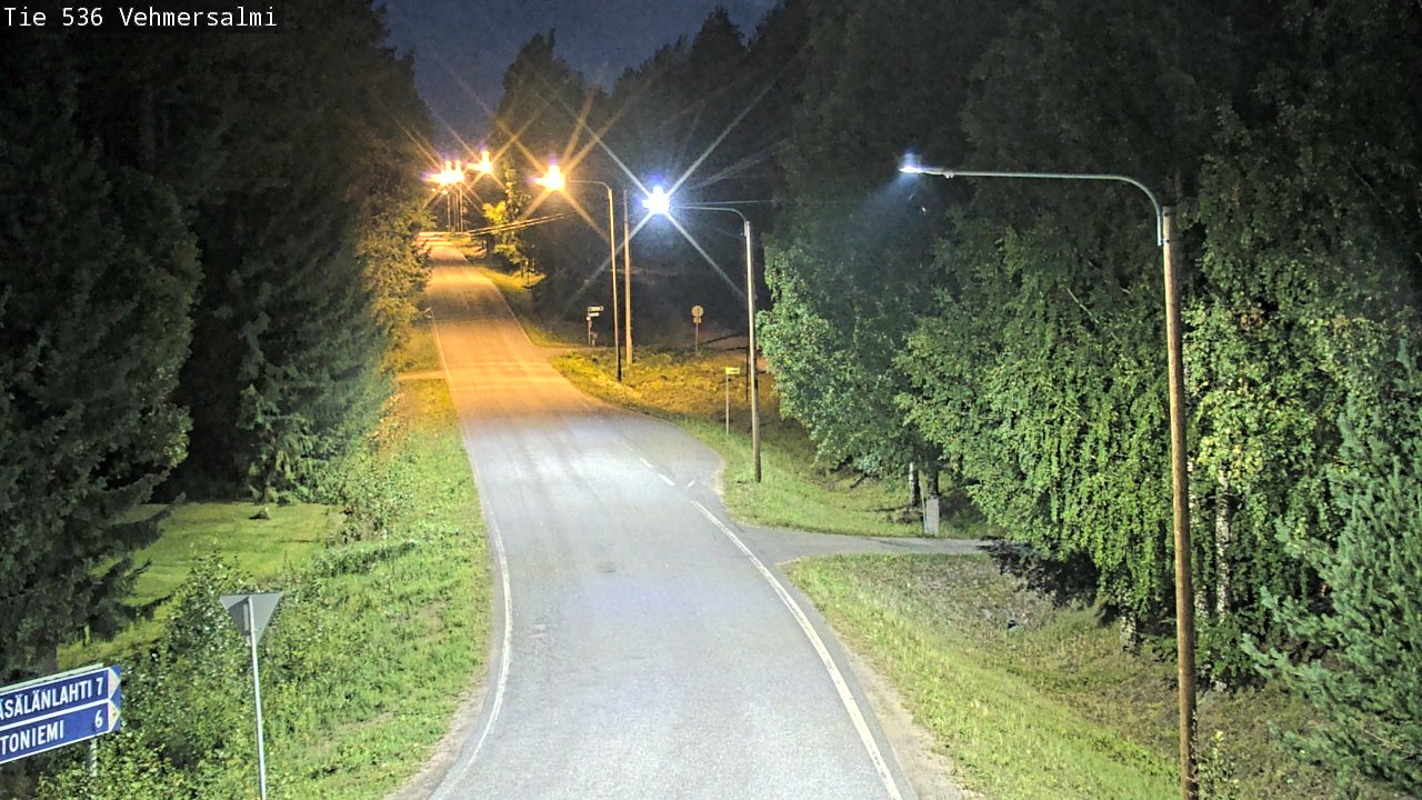 Kelikamerat Kuva Tie 536 Kuopio, Vehmersalmi, Kuopio, Pohjois-Savo