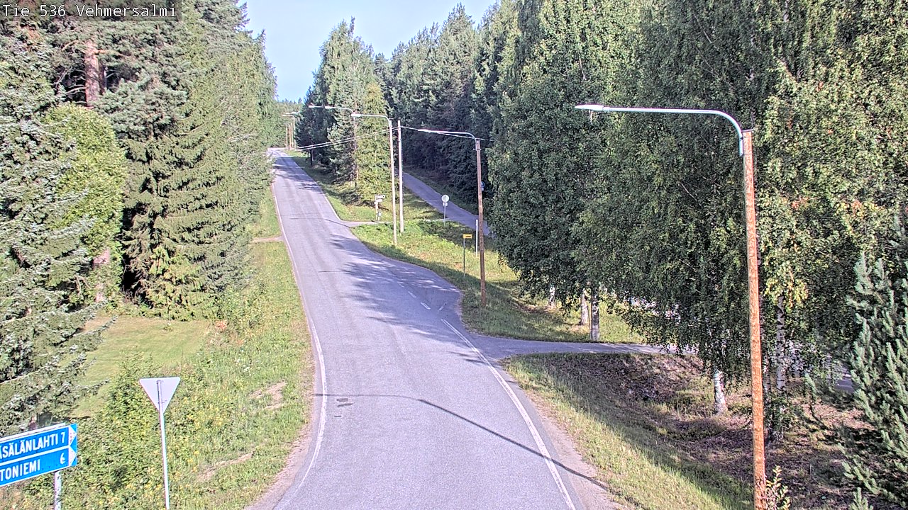 Weather Camera Image Road 536 Kuopio, Vehmersalmi, Kuopio, Pohjois-Savo