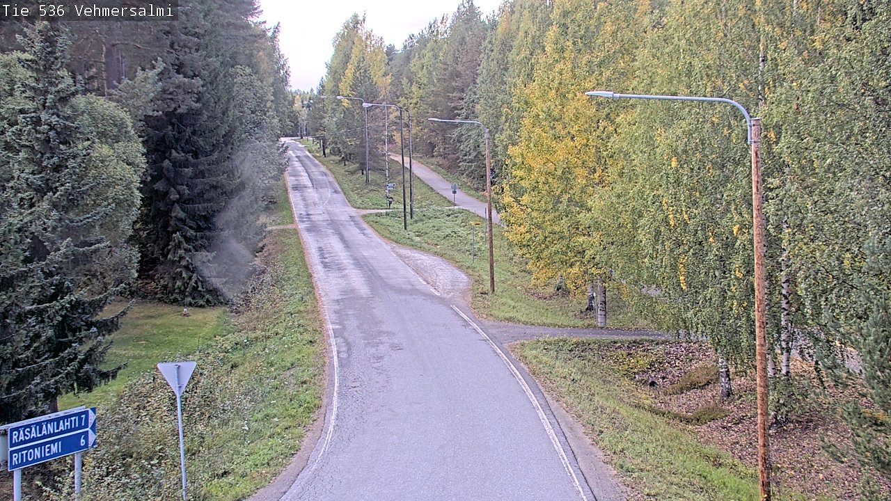 Weather Camera Image Road 536 Kuopio, Vehmersalmi, Kuopio, Pohjois-Savo