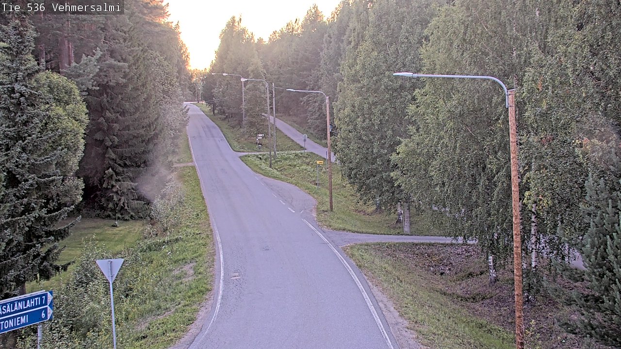 Kelikamerat Kuva Tie 536 Kuopio, Vehmersalmi, Kuopio, Pohjois-Savo