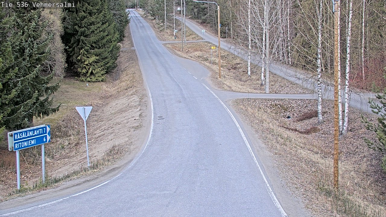 Kelikamerat Kuva Tie 536 Kuopio, Vehmersalmi, Kuopio, Pohjois-Savo