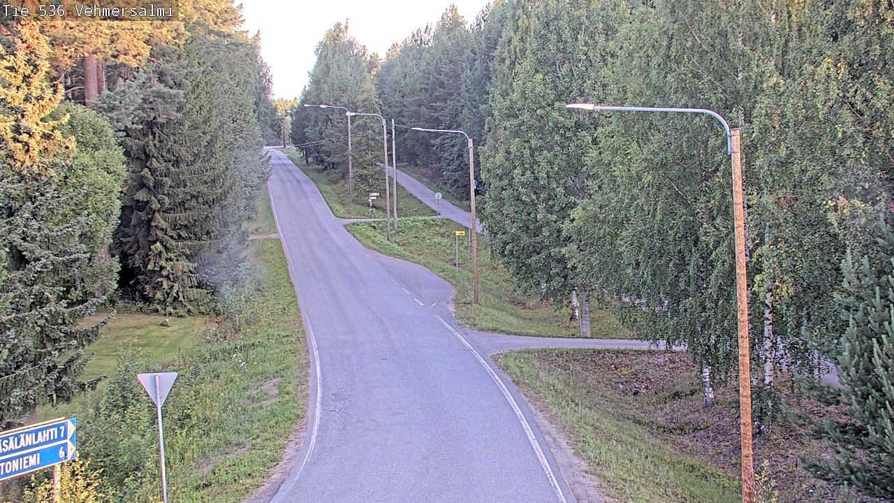 Weather Camera Image Road 536 Kuopio, Vehmersalmi, Kuopio, Pohjois-Savo
