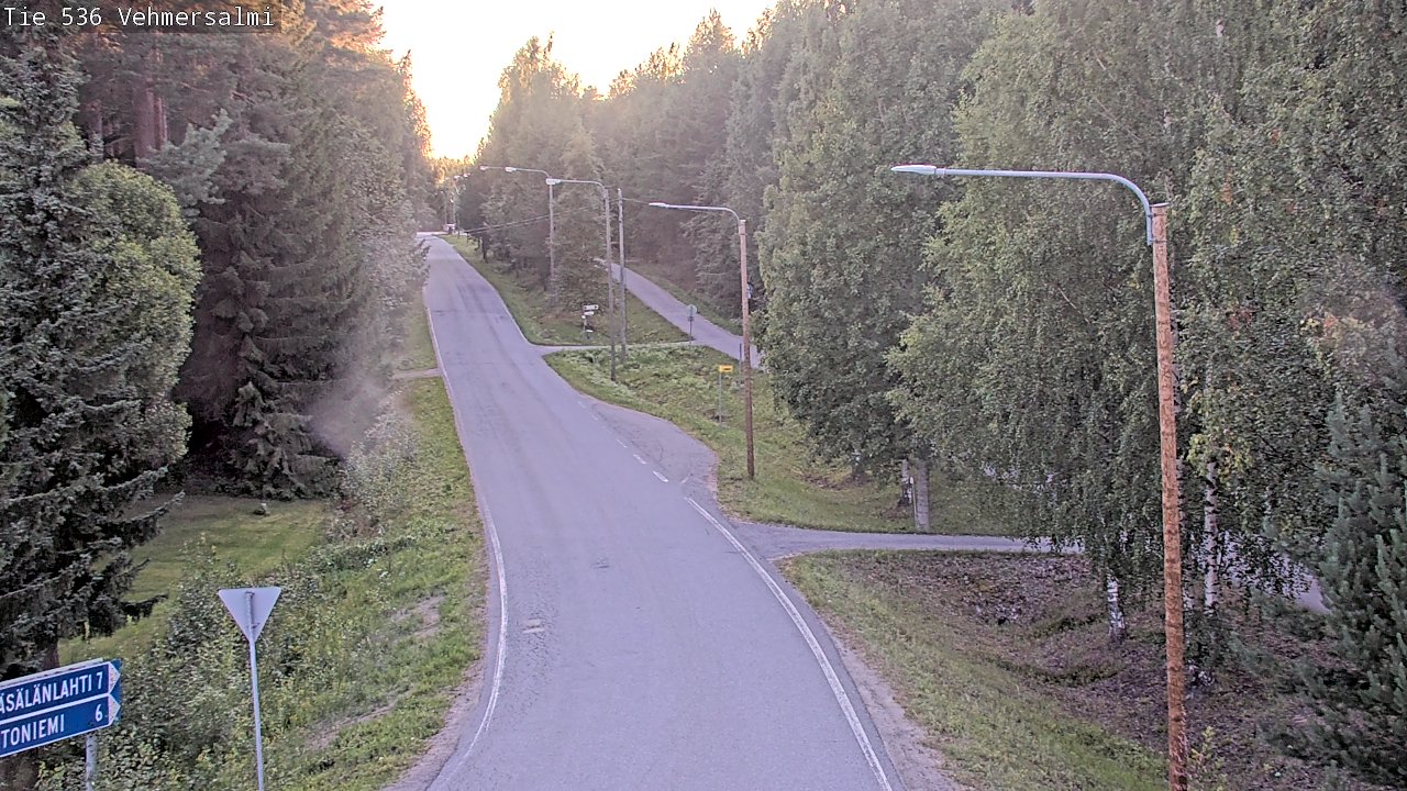 Kelikamerat Kuva Tie 536 Kuopio, Vehmersalmi, Kuopio, Pohjois-Savo