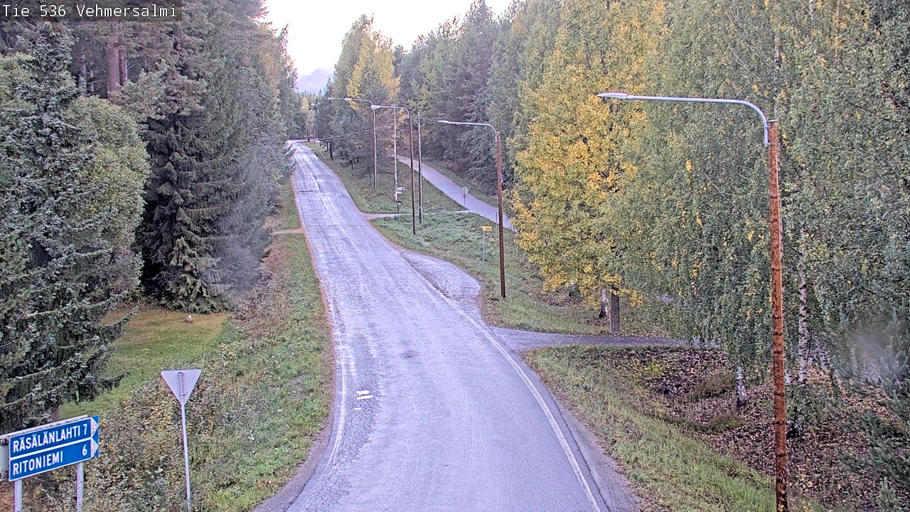 Weather Camera Image Road 536 Kuopio, Vehmersalmi, Kuopio, Pohjois-Savo