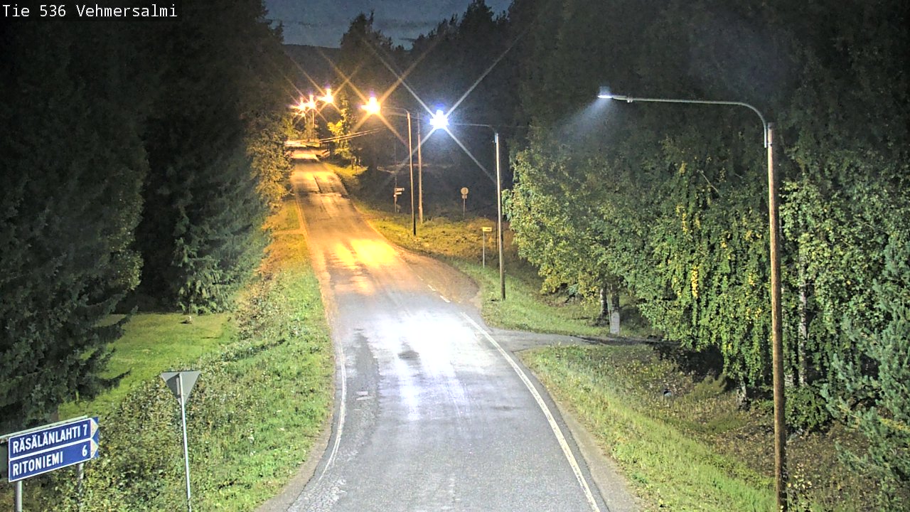 Weather Camera Image Road 536 Kuopio, Vehmersalmi, Kuopio, Pohjois-Savo