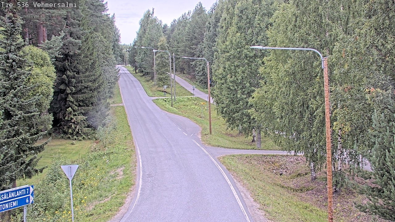 Weather Camera Image Road 536 Kuopio, Vehmersalmi, Kuopio, Pohjois-Savo