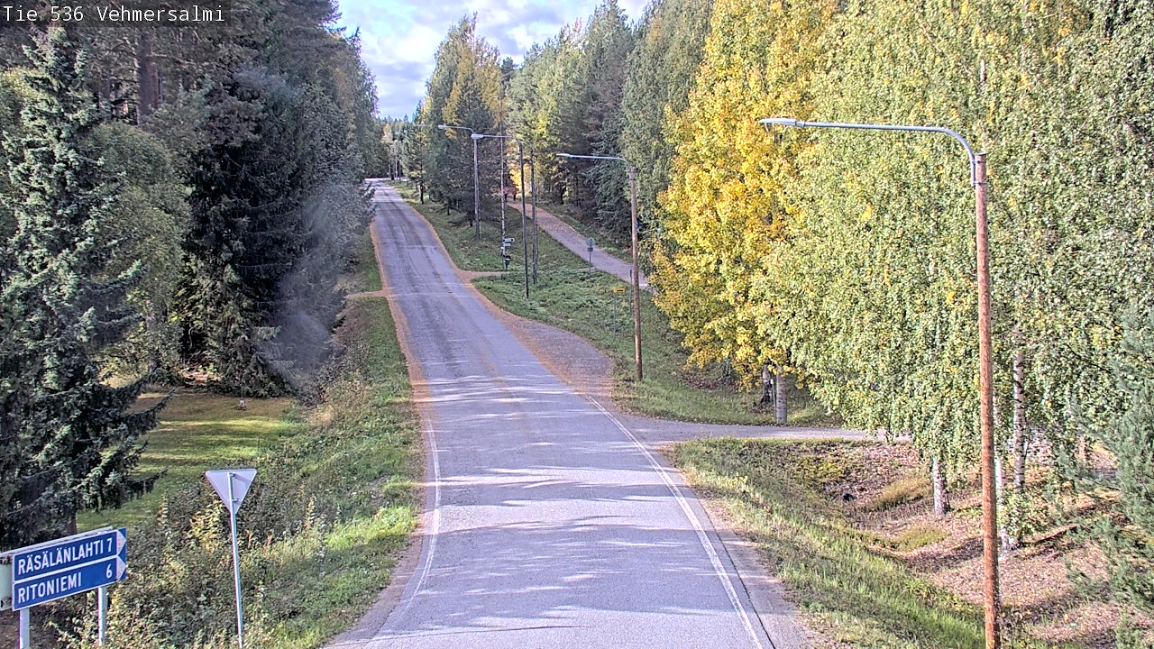 Weather Camera Image Road 536 Kuopio, Vehmersalmi, Kuopio, Pohjois-Savo