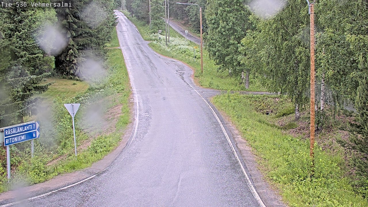 Kelikamerat Kuva Tie 536 Kuopio, Vehmersalmi, Kuopio, Pohjois-Savo