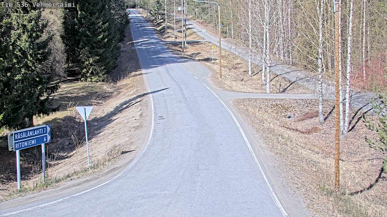 Kelikamerat Kuva Tie 536 Kuopio, Vehmersalmi, Kuopio, Pohjois-Savo