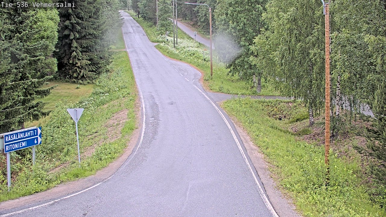 Kelikamerat Kuva Tie 536 Kuopio, Vehmersalmi, Kuopio, Pohjois-Savo