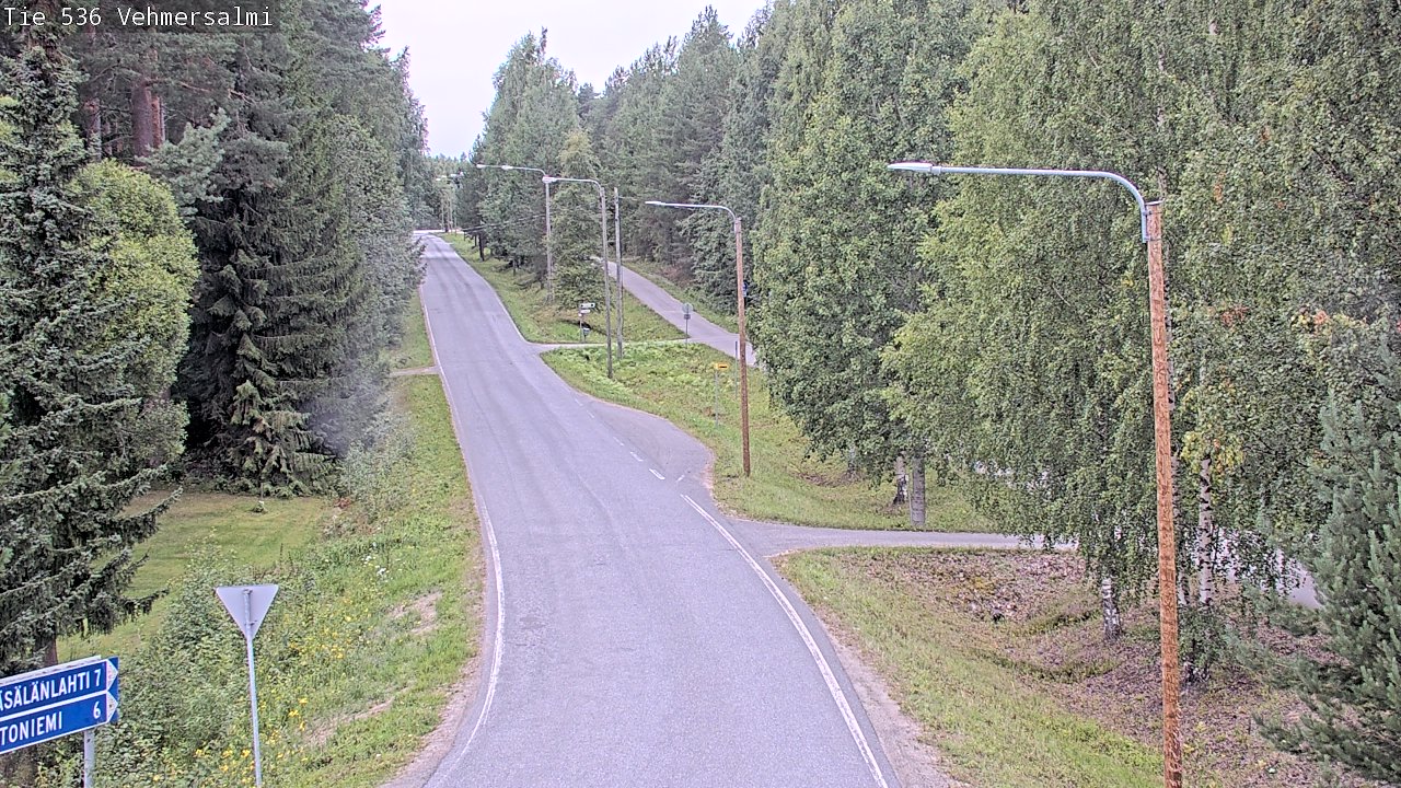 Weather Camera Image Road 536 Kuopio, Vehmersalmi, Kuopio, Pohjois-Savo