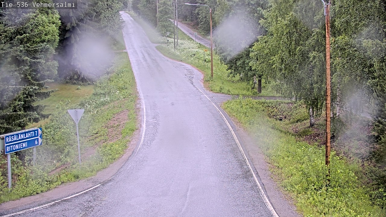 Kelikamerat Kuva Tie 536 Kuopio, Vehmersalmi, Kuopio, Pohjois-Savo