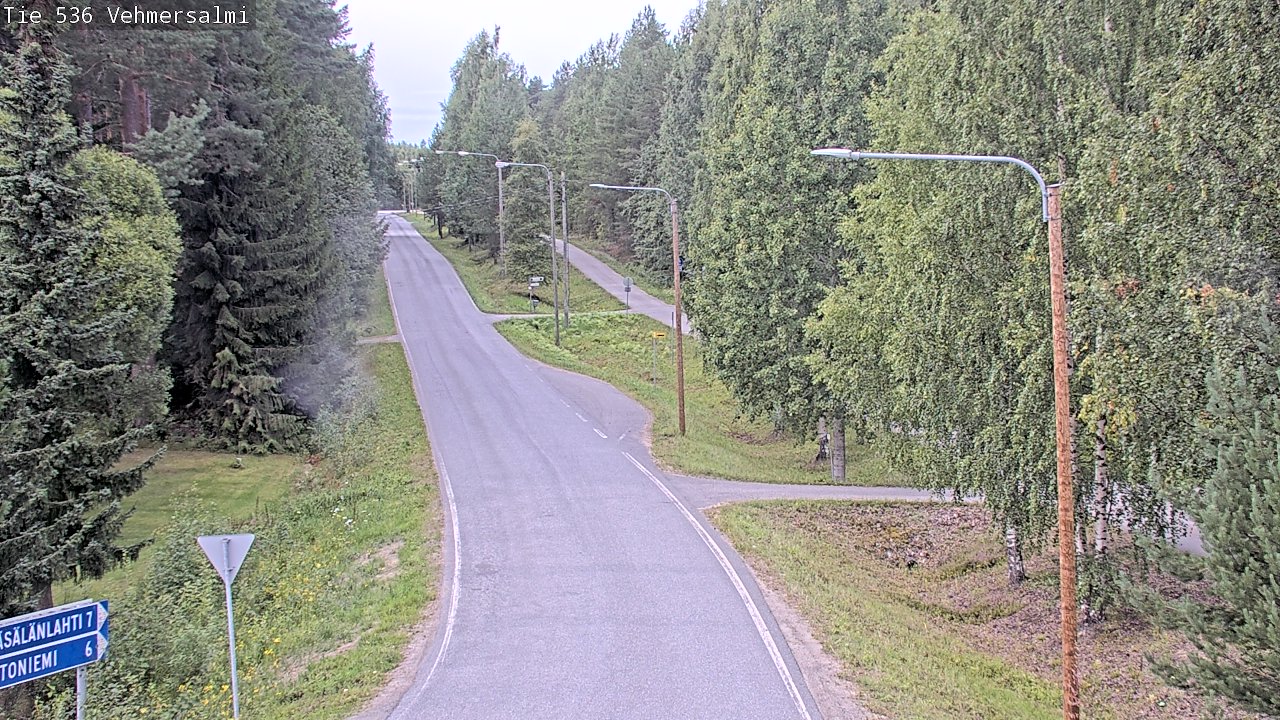 Weather Camera Image Road 536 Kuopio, Vehmersalmi, Kuopio, Pohjois-Savo