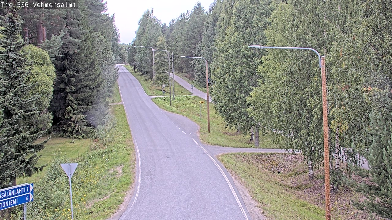 Weather Camera Image Road 536 Kuopio, Vehmersalmi, Kuopio, Pohjois-Savo