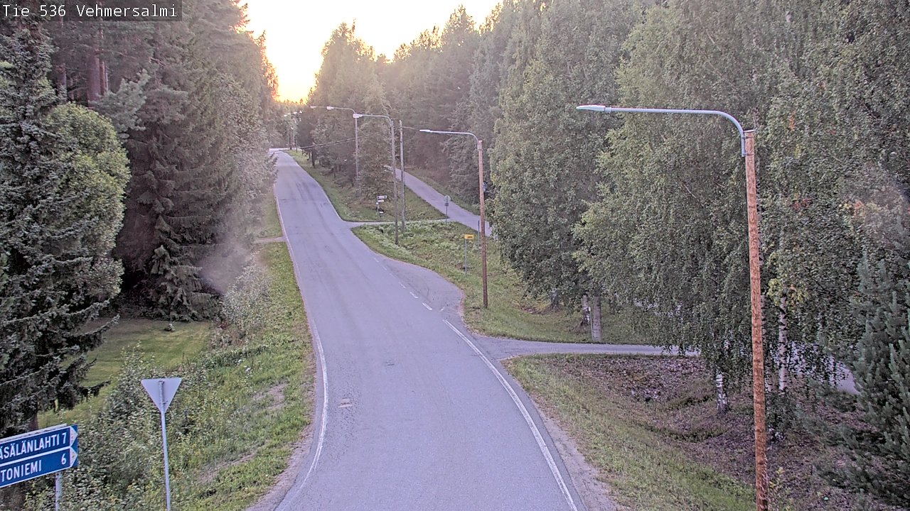 Kelikamerat Kuva Tie 536 Kuopio, Vehmersalmi, Kuopio, Pohjois-Savo