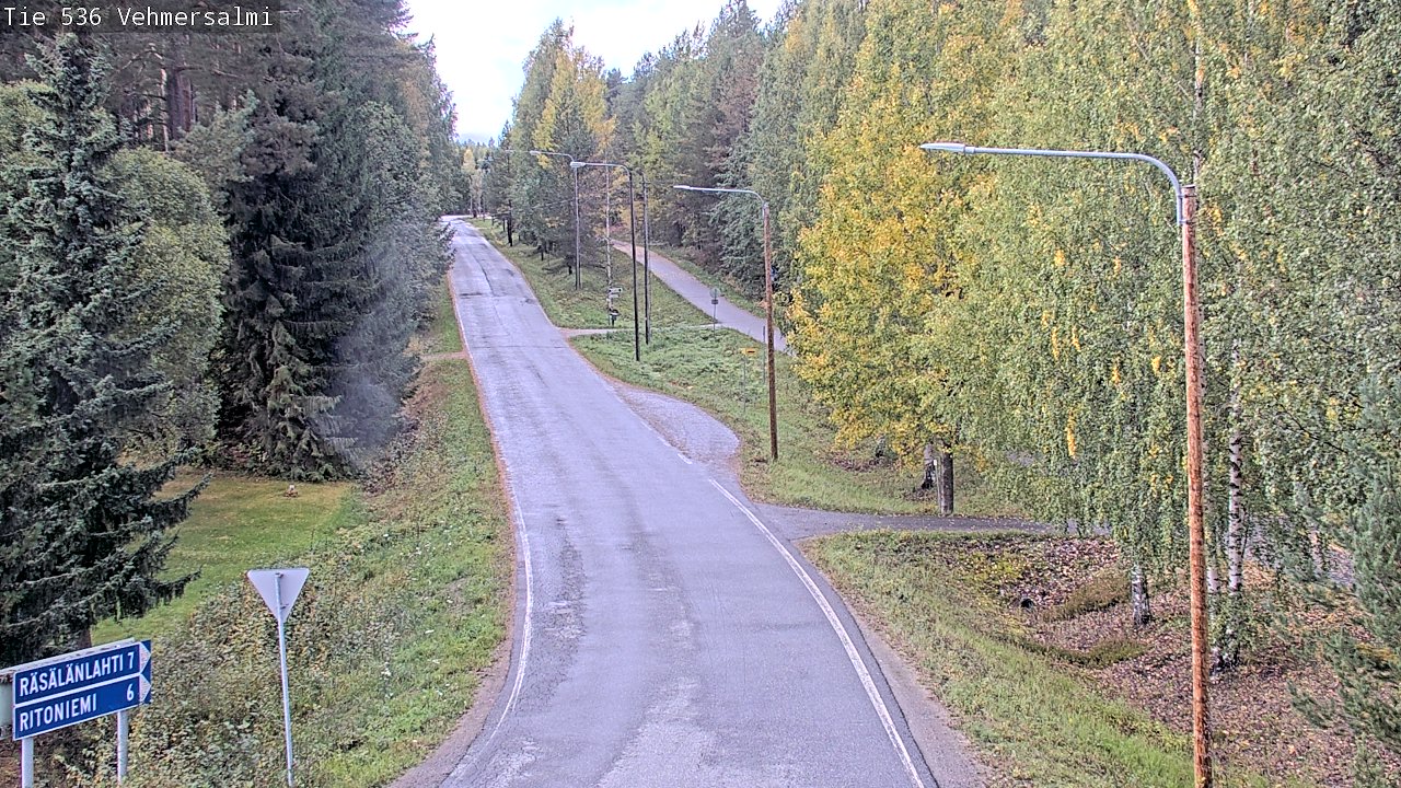 Weather Camera Image Road 536 Kuopio, Vehmersalmi, Kuopio, Pohjois-Savo