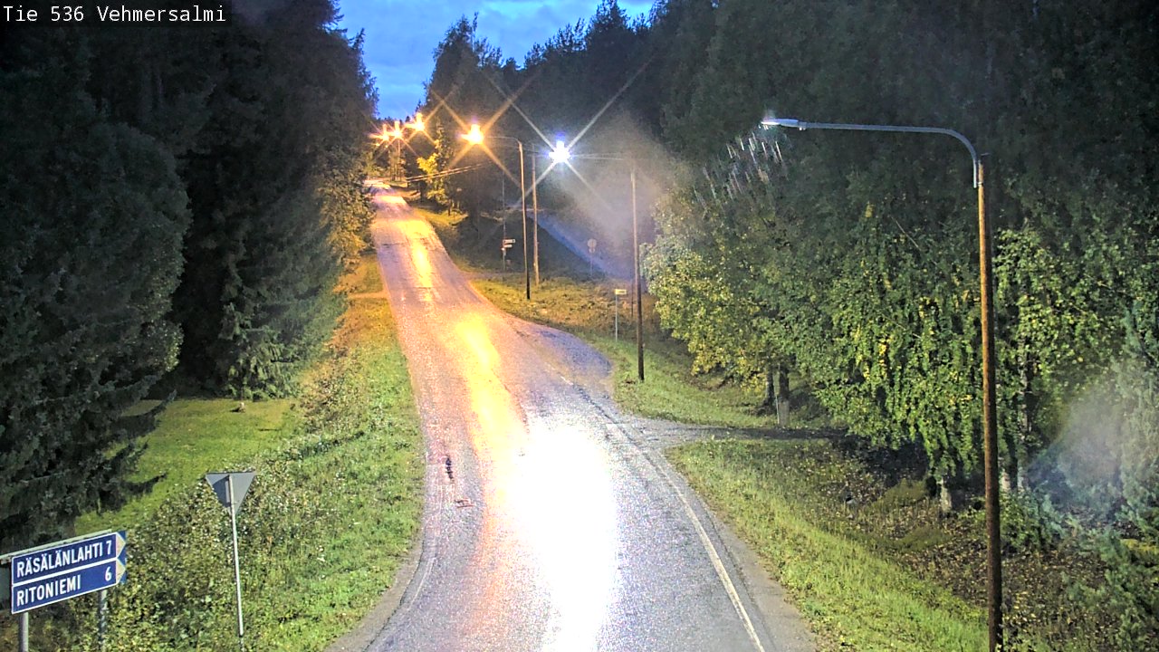 Weather Camera Image Road 536 Kuopio, Vehmersalmi, Kuopio, Pohjois-Savo