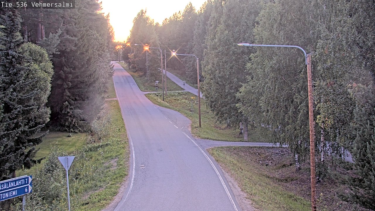 Kelikamerat Kuva Tie 536 Kuopio, Vehmersalmi, Kuopio, Pohjois-Savo