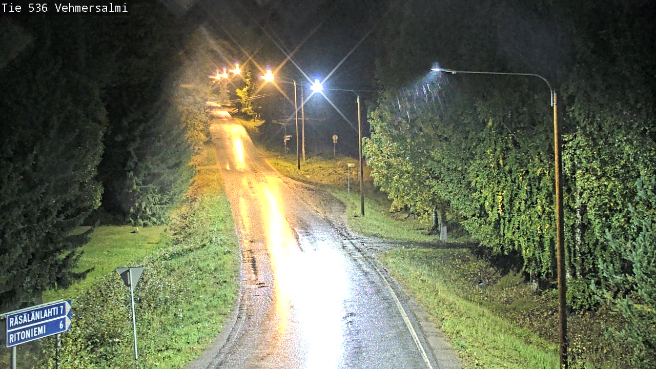 Weather Camera Image Road 536 Kuopio, Vehmersalmi, Kuopio, Pohjois-Savo