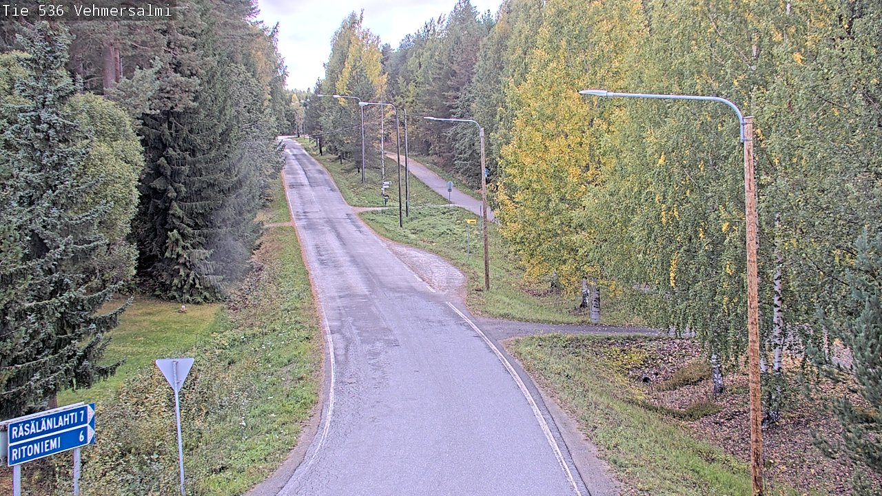 Weather Camera Image Road 536 Kuopio, Vehmersalmi, Kuopio, Pohjois-Savo