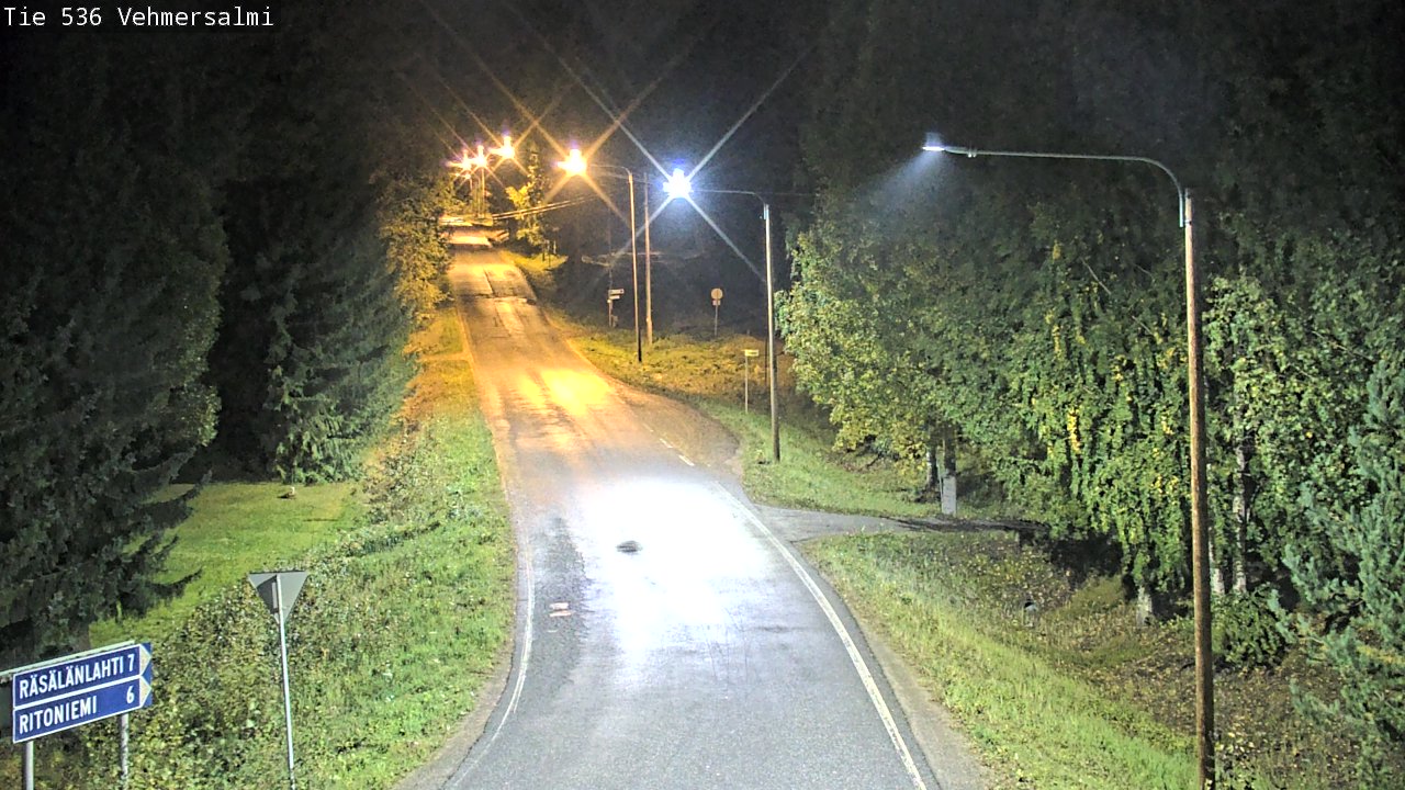 Weather Camera Image Road 536 Kuopio, Vehmersalmi, Kuopio, Pohjois-Savo